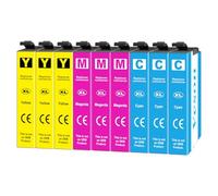 Veson Remplacement pour XP-2105 Cartouches d'encre Compatible pour Expression Home XP-2100 XP-2105 XP-2150 XP-3100 XP-4100 XP-4105 XP-3105 XP-4155 WF-2830 WF-2810 WF-2850 (3 Cyan, 3 Magenta, 3 Jaune)