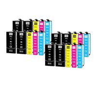 Veson T1306 Lot de cartouches d'encre compatibles avec Epson T1301 T1302 T1303 T1304 pour Epson WF 3520 WF-3540 WF-7515, Stylus Office BX635FWD BX925FWD BX935FWD BX320FW SX5255 WD (20 paquet)