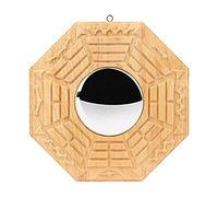 Vesone Bagua Miroir Feng Shui Extérieur | Miroir concave/Convexe Feng Shui à accrocher à l'extérieur | Miroir Good Luck Bagua pour éliminer l'énergie négative et la Protection