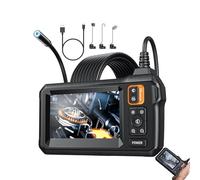 Vesone Caméra d'Égout - Écran Rechargeable de 11 cm - Caméra D'inspection pour Tuyaux,pour espaces restreints, réparation d'appareils ménagers, vérification de Moteur de Voiture, mécaniciens,