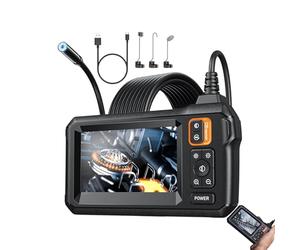 Vesone Caméra d'Égout - Écran Rechargeable de 11 cm - Caméra D'inspection pour Tuyaux,pour espaces restreints, réparation d'appareils ménagers, vérification de Moteur de Voiture, mécaniciens,