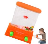 Vesone Jeu d'eau Portable, Jeu d'arcade Aquatique,Jouets sensoriels Jeux d'eau - Jouets éducatifs à Moteur Fin, Passe-Temps rétro, Anneau d'eau, Jouets de Plage, Cadeaux d'anniversaire