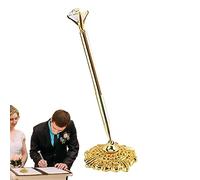 Vesone Livre d'or Mariage | Stylos Mariage en métal doré - Fancy Cute Gem Decor for Wedding Bridal Engagement Guest Book, Valentine's Day Favor