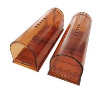 Vesone Piège à Souris Non Mortel | 2 pièges à Souris réutilisables,Piège à Souris sans cruauté, Petite Cage de Capture de Taupe, Attrape-Souris pour campagnols, Hamsters, Taupes, Facile à Utiliser