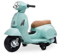 Vespa Moto Voiture Electrique pour enfants - 18 à 36 mois - 6V 4,5Ah - marche avant - roues en plastique - Menthe