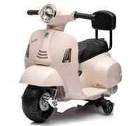 Vespa scooter électrique à partir de 18m véhicule électrique enfant scooter avec dossier blanc