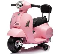Vespa scooter électrique à partir de 18m véhicule électrique enfant scooter avec dossier rose