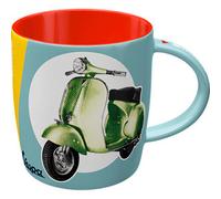 Nostalgic-Art Tasse à café rétro, Vespa - GS 150 Since 1955 - Idée de cadeau pour fans de scooters, en céramique, Design vintage, 330 ml