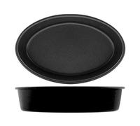 Vesp a Vespa Cerve Pasticciotto Lot de 6 moules ovales Anti-adhésifs en Aluminium Noir 0 x 6 x h.3 cm Acier 10 x 6 x 2,3 cm