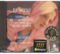 Vesperae Beatae Virginis In Sancto Romae Ens. A Sei Voice