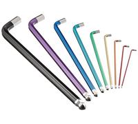 VESSEL Clés Allen à tête boule "RAINBALL" 9pcs