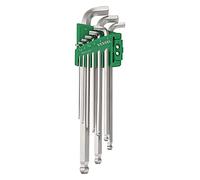 VESSEL Clés Allen à tête boule, tronqué 9pcs