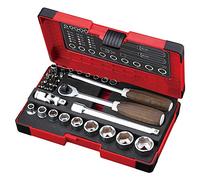 VESSEL Jeu de clés à douille "Wood-Compo" HRW2303M-W