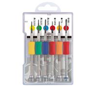 Jeu de 6 tournevis de précision Microstix/Torx/Philipps - VESSEL 251389