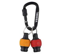 Vessel QB-22K2RY Ball Grip Quick Catcher, lot de 2 porte-embouts (rouge/jaune)