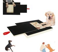 VessEn Planche À Gratter pour Chien, Tapis Griffoir À Ongles pour Chien,Noir Planche À Gratter Ongles,griffoir pour Chien avec Boîte À Friandises,Papier Abrasif Griffes Et Ponceuses pour Chiens