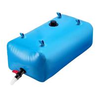 Vessie à eau 100L Conteneur d'eau de camping pliable Grand sac à eau étanche et résistant à l'usure pour utilisation agricole de lutte contre les incendies Accessoires de plein air Conteneurs d'e