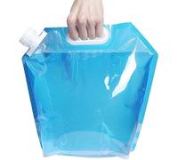 Vessie de Stockage d'eau 5 L/10 L Camping en Plein air Randonnée Sac à Eau Pliable Sac d'hydratation Étui de Rangement (Couleur : Bleu 5 l) (Bleu 10 l)