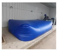 Vessie de stockage d'eau - Réservoir d'eau for camping-car, sac d'eau souple pliable avec valves for la prévention des incendies et une utilisation d'urgence(1514L/400Gal/1.6x1.2x0.79m)