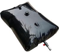 Vessie de stockage d'eau Sac de stockage d'eau de grande capacité, réservoir d'eau pliable noir et léger avec robinet, sac de douche solaire d'été, sac de bain de camping à chauffage solaire, réservoi