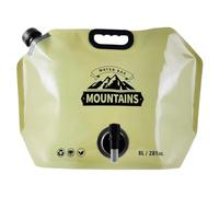 Vessie D'eau Pliable De 8 L, Robinet De Bouteille Pliable Portable | Cube De Stockage Anti-fuite PA PE PET De Qualité Alimentaire, 43x31cm, Transporte En Toute Sécurité Des Liquides Pour Le Camping, L