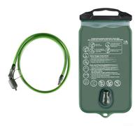 Vessie Hydratation Pliable 2L Course Vélo | pour tpu pour robuste BPA, sûr pour la santé, résistant à l'usure, idéal usage intensif extérieur(Green 1.5L)