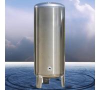 Vessie verticale de stockage d'eau sous pression en acier inoxydable avec valve de décharge d'air et matériel de montage complet pour un usage résidentiel et agricole, 60 L