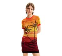 Desigual Vest_bipalmeri Robe, Rouge, M Femme