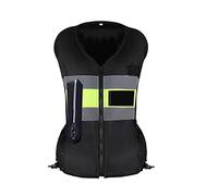 Vest De Motocycliste Réfléchissant Airbag De Déclencheur Mécanique Réutilisable Pour Hommes Et Femmes - Gilet Équestre Moto Pour Locomotive Et Cyclisme