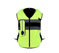 Vest De Motocycliste Réfléchissant Avec Airbag Mécanique Réutilisable Pour Hommes Et Femmes - Gilet Pour Locomotive, Cyclisme Et Équitation