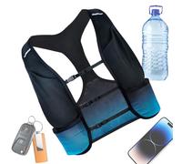 Vest d'hydratation d'exécution | Sac à dos Wander Wasser - Gestion du volume optimisée de la compatibilité, matériau innovant, gilet d'hydratation réfléchissant de 3 litres pour la marche Cicl