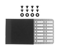 Vest Extender - Fiberboard, 7.48x3.94x0.2in Vest Plate Multifunctional Side Panel | Durable Quick-Access Extension, Outdoor Gear Accessory For Vests, Use, Hiking, Camping, Travel, Blk, Reportez-vous à