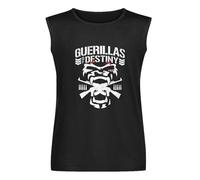 Vest Tank Fashion Japan Pro Bullet Club Guerillas of Destiny Custom Men's Sleeveless T Shirt Black XL