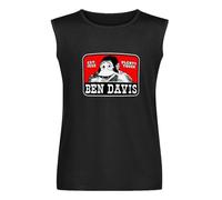 Vest Tank Tops Ben Davis T-Shirt Vintage White (Workwear Since 1935) 100% Cotton O-Neck Tops Tee Shirt Sleeveless Undershirts Black XL