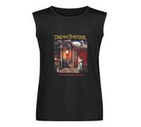 Vest Tank Tops Dream Theater Image and Words Mens T-Shirt Sleeveless Undershirts Black L