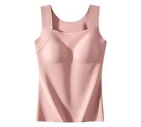 Vest Top with Built in Bra Tank Top Bras for Women (Pink,Grand)
