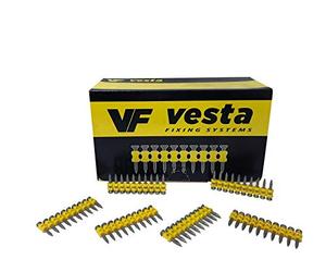 Vesta Clous C5-17 mm + gaz, compatibles avec ; [Würth DIGA CS-2], [DeWalt C5], [Powers C5], [maxGS73]