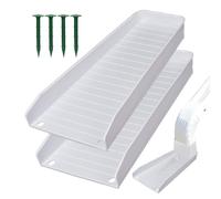 Vesta déflecteur gouttière de pluie - Bouclier de canal sans , de drainage résistante à la rouille | Accessoire de conduite d'eau sur le toit lourd, dispositif de p
