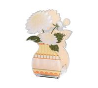 VESTA Parfum d'ambiance Mini Dahlia - Parfum Anima by Chiara Florence - Jaune - 50 ml - Cristal acrylique - Fabrication artisanale - Idée cadeau - Fabriqué en Italie