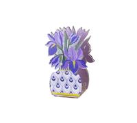 VESTA Parfum d'ambiance mini Iris - Parfum Anima by Chiara Florence - Violet - 50 ml - Cristal acrylique - Fabrication artisanale - Idée cadeau - Fabriqué en Italie