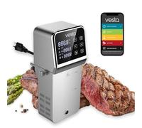 Vesta Precision Cuiseur Sous Vide Professionnel SV330 | Application de Contrôle Wi-Fi incluse | Débit de la Pompe 10 L/min, Jusqu'à 80 litres, Dimensions 15,5 x 17,4 x 31,9 cm