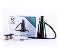 Vesta Precision Fumoir Portatif Gusto| Infuseur de Fumée pour Aliments et Boissons tels que la Viande, le Fromage ou le Poisson | Facile à Utiliser et à Nettoyer | Fonctionnant sur Batterie