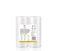 Vesta Precision Rouleaux de Sacs Gaufrés pour Machine Sous Vide | Sans BPA, Économie de 30% de Plastique, Compatibles Micro-ondes, Congélateur & Cuisson Sous Vide 15cm x 6m