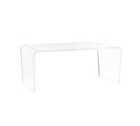 VESTA Table basse Crystal - Transparent - L83 cm - Cristal acrylique - Fabriqué en Italie