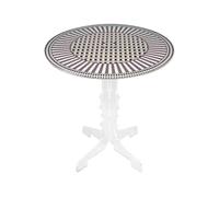 VESTA Table basse Miami Basic - Transparent - H50 cm - Cristal acrylique - Fabriqué en Italie