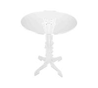 VESTA Table basse Miami - Transparent - H50 cm - Cristal acrylique - Fabriqué en Italie