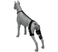 Vestamore Attelle de récupération pour Patte de Chien, Double stabilisation latérale, Soutien du Genou et Confort, Respirante pour Patte Avant ou arrière, Taille S 7,5 à 9,8 in Cuisse x 7,9 in H