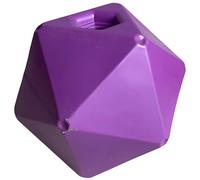 Vestamore Balle distributrice de friandises pour Cheval, 23 cm, en PP adapté au Contact avec Les Aliments, Jouet d’éveil pour Cheval, pour occuper et stimuler, Balle de pâturage Violette