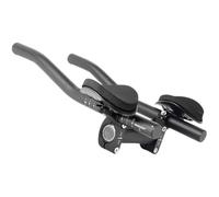 Vestamore Barres aérodynamiques en alliage d'aluminium, design à clipser, réglable multi-angle, guidon de triathlon léger pour vélos de route, vélos de montagne