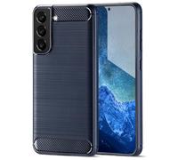 Vestamore Coque pour S21 Fe, coque de protection fine avec absorption des chocs, TPU souple avec finition brossée givrée élégante et rainures de refroidissement, bleu